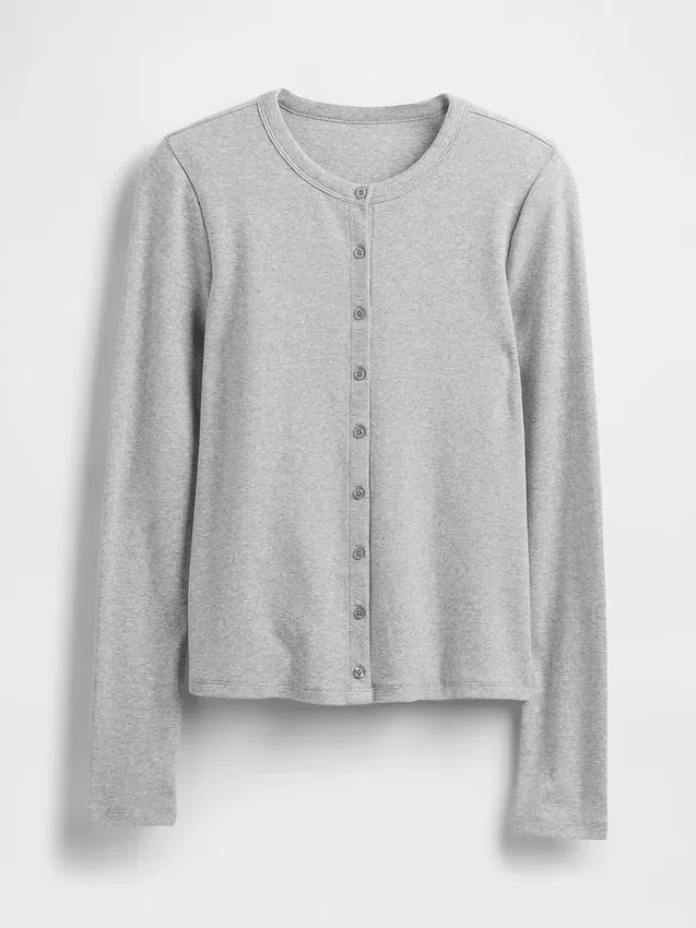 Cardigan moderne à col rond