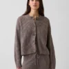 Cardigan oversize CashSoft à mailles Shaker