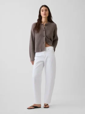 Cardigan oversize CashSoft à mailles Shaker