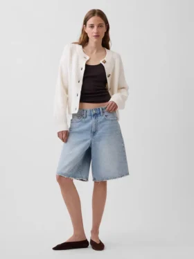 Cardigan oversize CashSoft à mailles Shaker