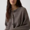 Cardigan oversize CashSoft à mailles Shaker