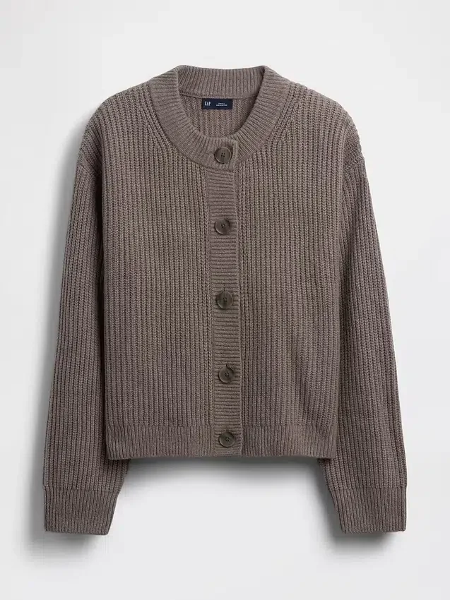Cardigan oversize CashSoft à mailles Shaker