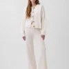 Pantalon en maille « Shaker Stitch » CashSoft