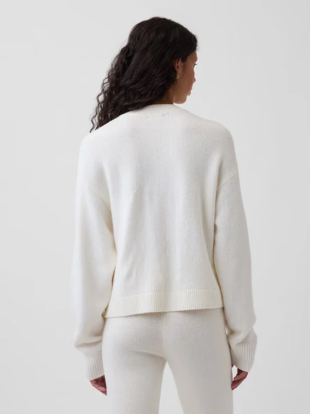 Cardigan oversize en maille épaisse CashSoft