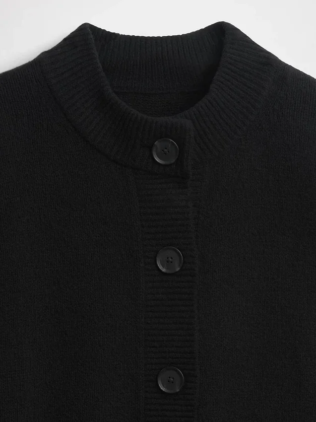 Cardigan oversize en maille épaisse CashSoft