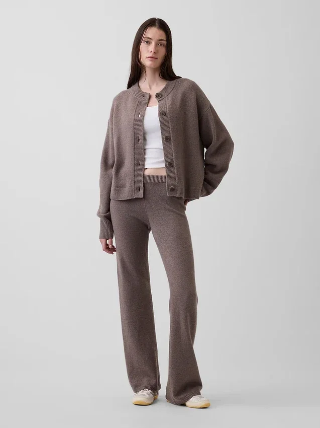 Cardigan oversize en maille épaisse CashSoft