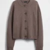 Cardigan oversize en maille épaisse CashSoft