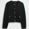 Cardigan à poches en mélange de coton