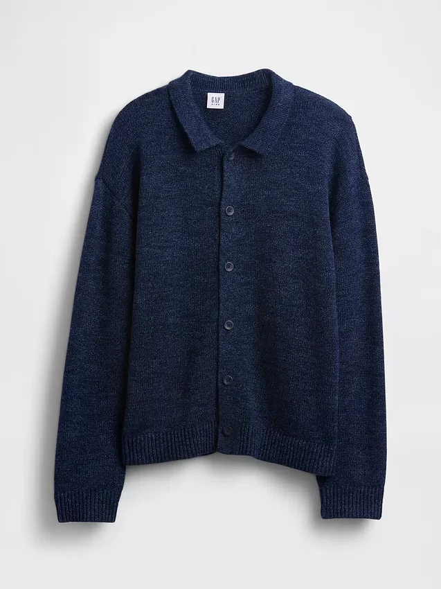 Cardigan polo ample pour enfant