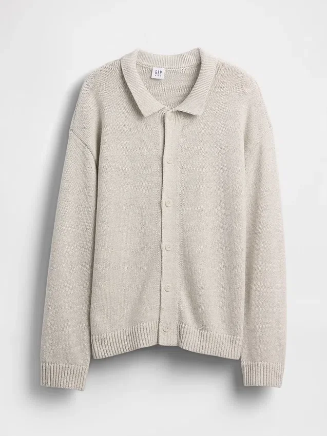 Cardigan polo ample pour enfant