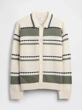 Cardigan polo ample pour enfant