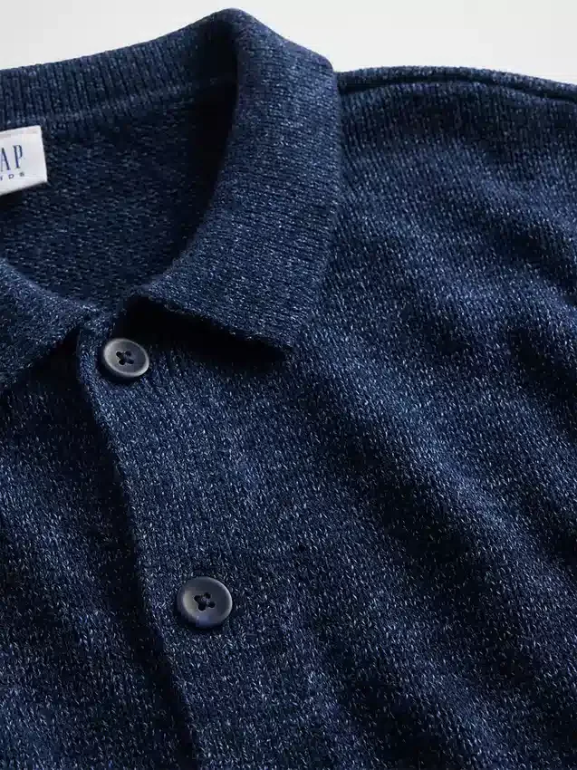 Cardigan polo ample pour enfant