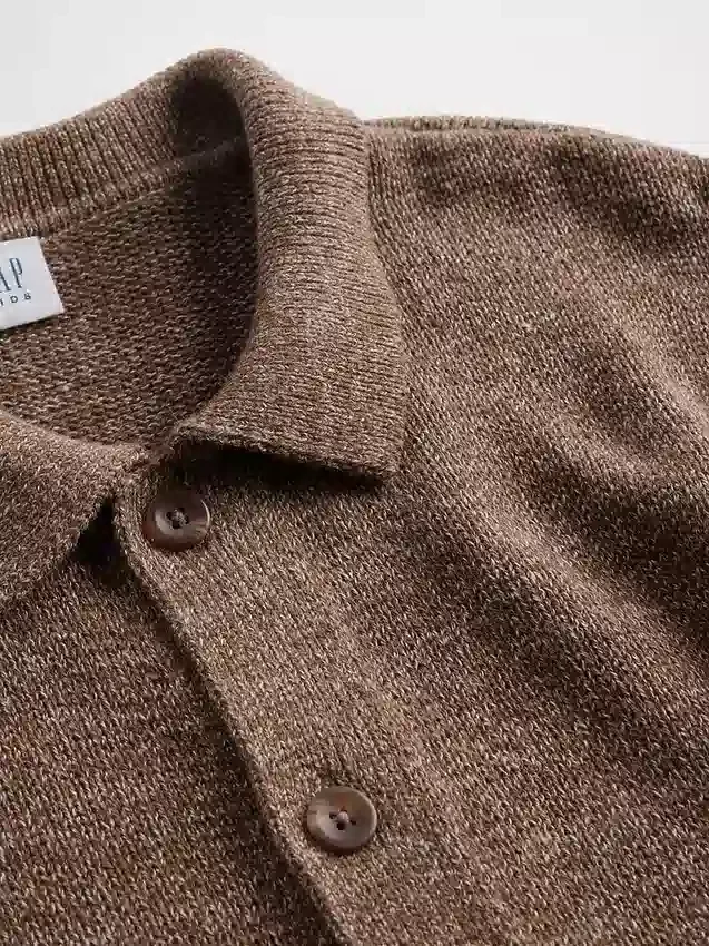 Cardigan polo ample pour enfant