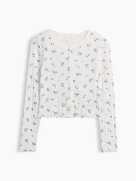 Cardigan pour enfant en coton à mailles pointelles
