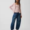 Cardigan pour enfant en coton à mailles pointelles