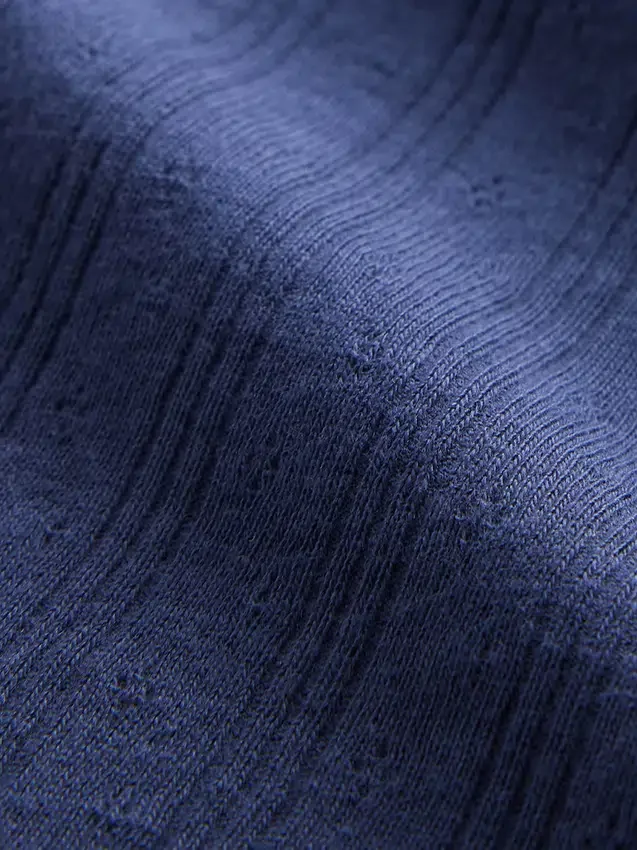 Cardigan pour enfant en coton à mailles pointelles