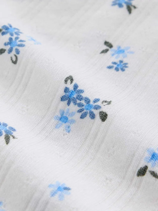 Cardigan pour enfant en coton à mailles pointelles