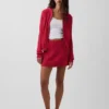 Cardigan zippé 100 % coton à mailles torsadées