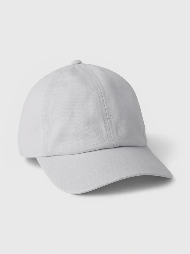 Casquette de baseball en coton biologique délavé