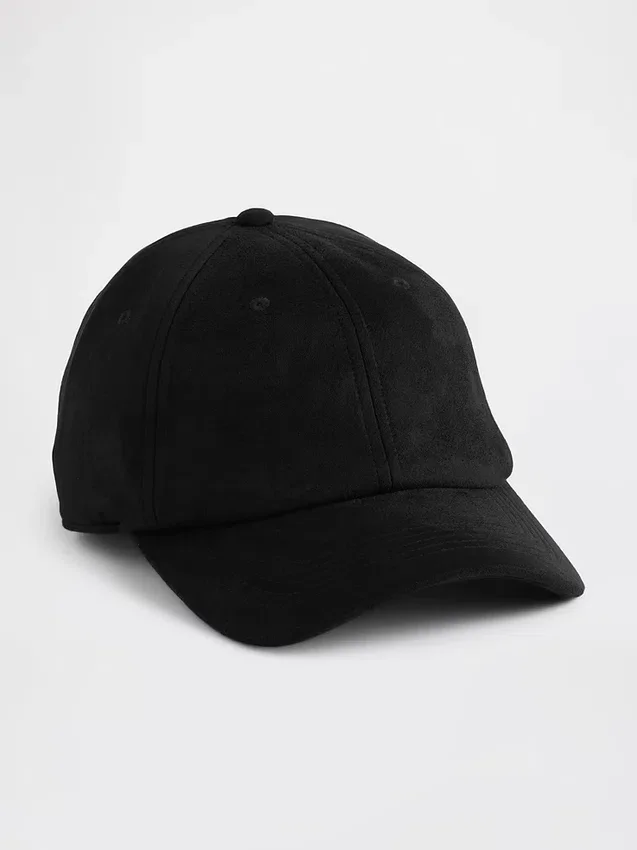 Casquette de baseball en daim vegan