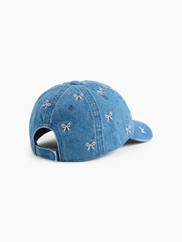 Casquette de baseball en denim avec nœud pour Bébé & Enfant
