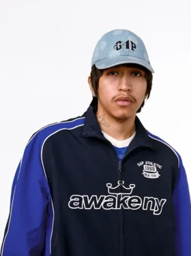 Casquette de baseball en denim à pois GAP × Awake Ny