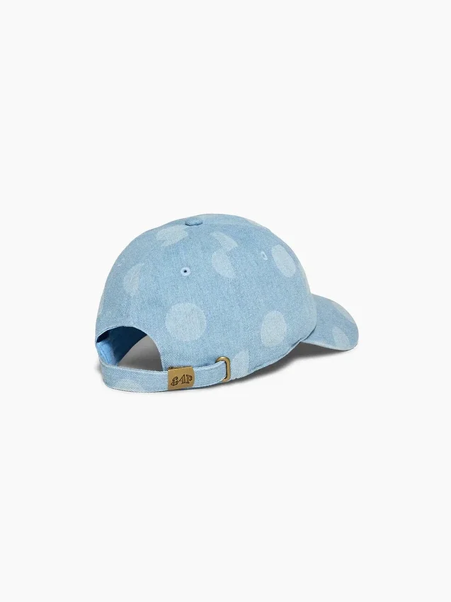 Casquette de baseball en denim à pois GAP × Awake Ny