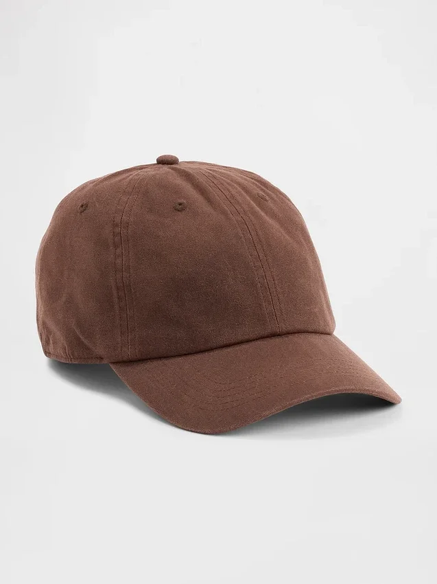 Casquette de baseball en toile cirée