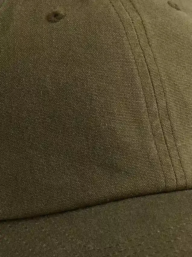 Casquette de baseball en toile cirée