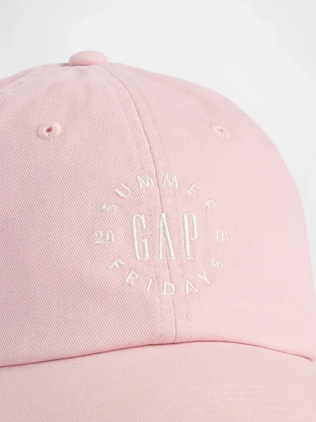 Casquette de baseball GAP × Summer Fridays en coton bio avec logo
