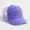 Casquette de camionneur en velours côtelé pour enfant avec logo