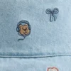 Casquette de pêcheur en denim brodée pour Bébé & Enfant