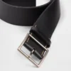 Ceinture en cuir à boucle carrée