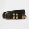 Ceinture en cuir grainé