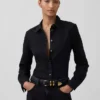 Ceinture en cuir grainé