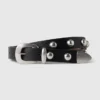 Ceinture en cuir vegan cloutée