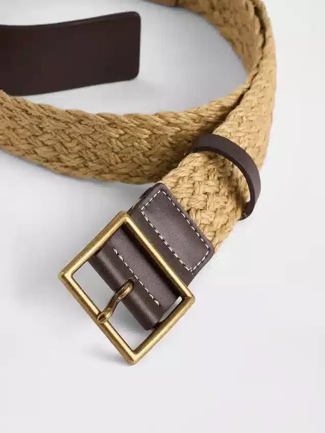 Ceinture en raphia