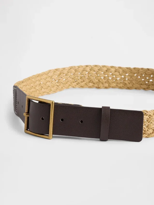 Ceinture en raphia