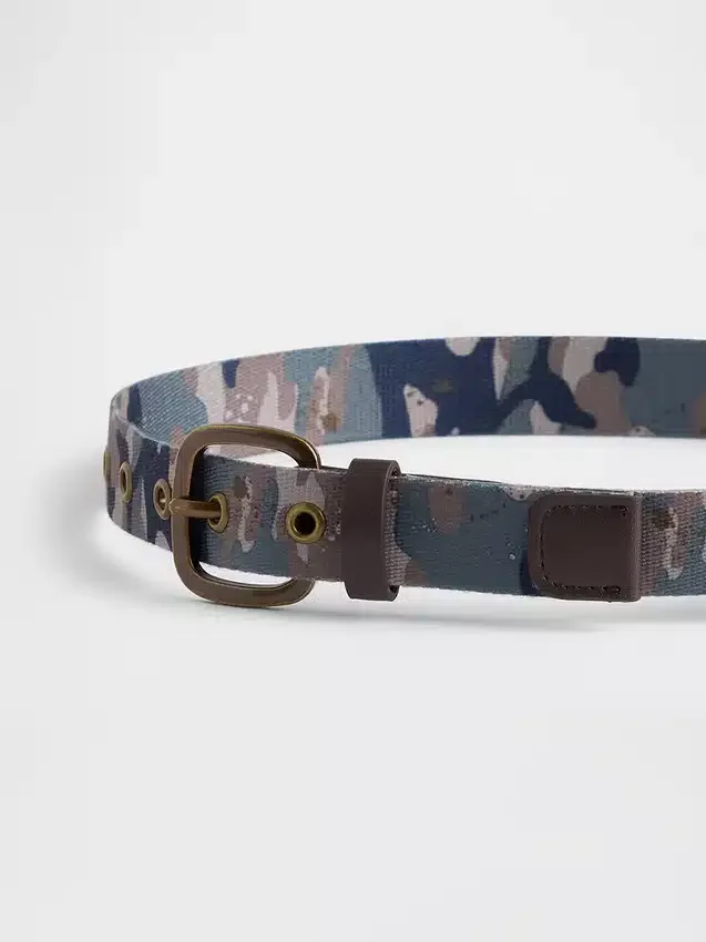 Ceinture à lanières camouflage pour enfants