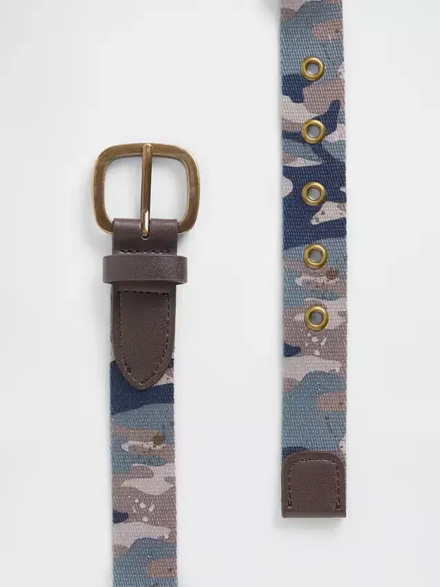 Ceinture à lanières camouflage pour enfants