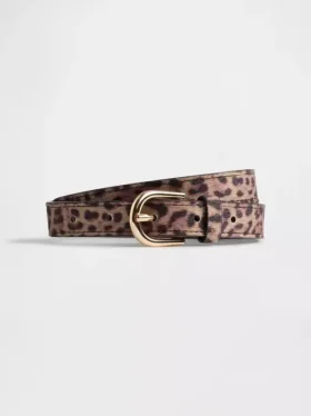 Ceinture pour enfant à imprimé léopard