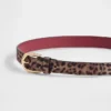 Ceinture pour enfant à imprimé léopard