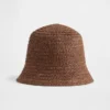 Chapeau bob en paille