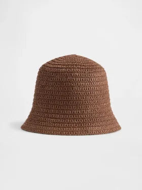 Chapeau bob en paille