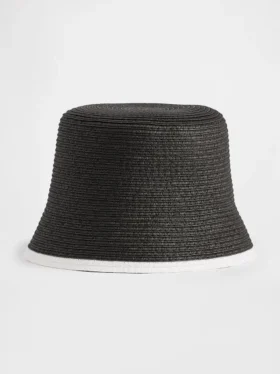 Chapeau bob en paille