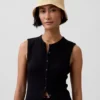 Chapeau bob en paille
