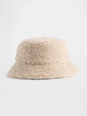 Chapeau bob en sherpa recyclé pour enfant