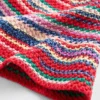 Chapeau bob en tricot rayé