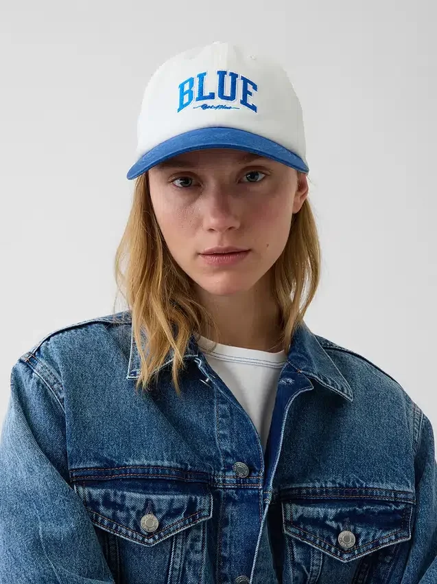 Chapeau de baseball avec logo « Get Blue »