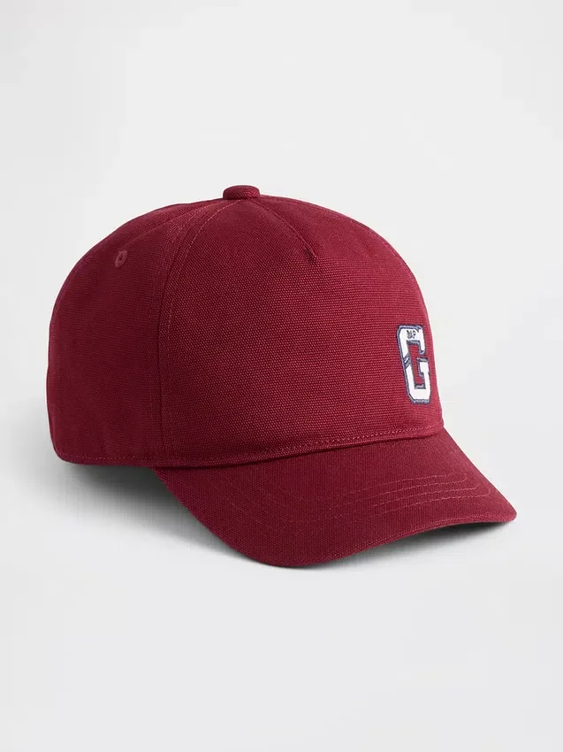 Chapeau de baseball en coton bio pour enfant avec logo